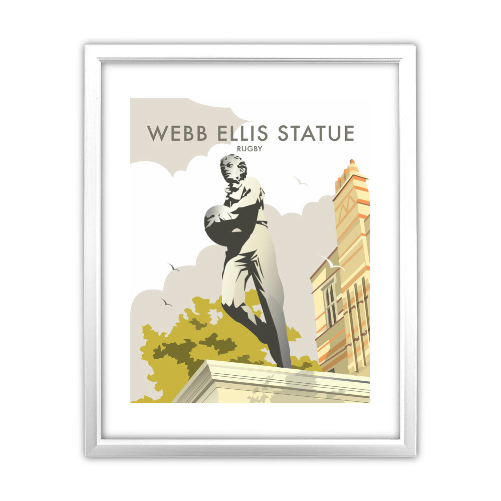Webb Ellis Statue, Rugby - Art Print