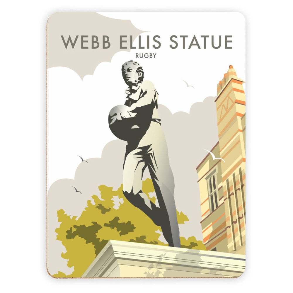 Webb Ellis Statue, Rugby Placemat