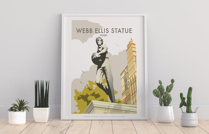 Webb Ellis Statue, Rugby - Art Print