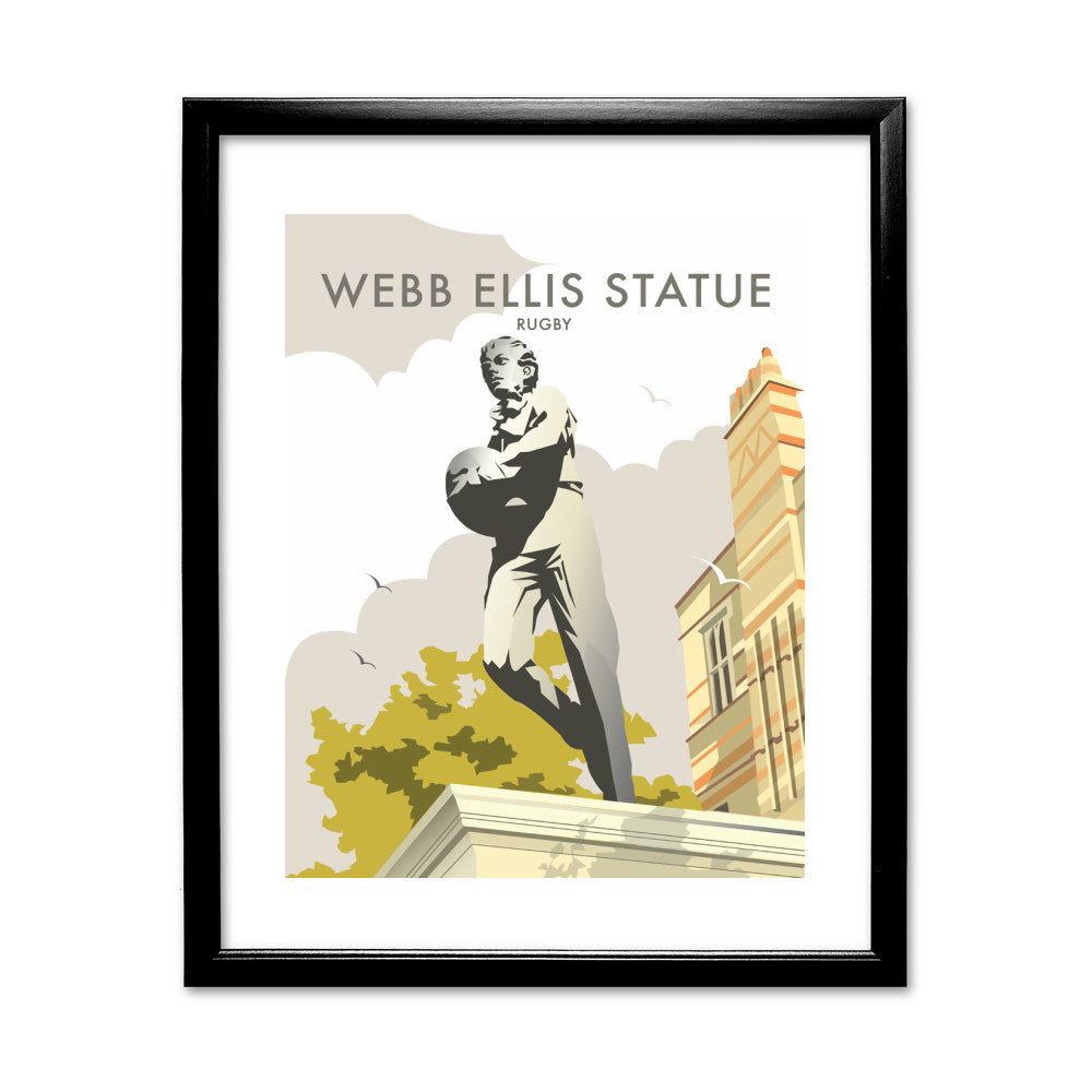 Webb Ellis Statue, Rugby - Art Print