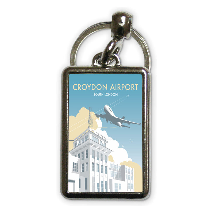 Croydon Airport, Surrey Metal Keyring