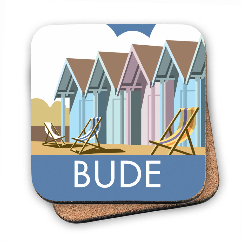 Bude, Cornwall MDF Coaster