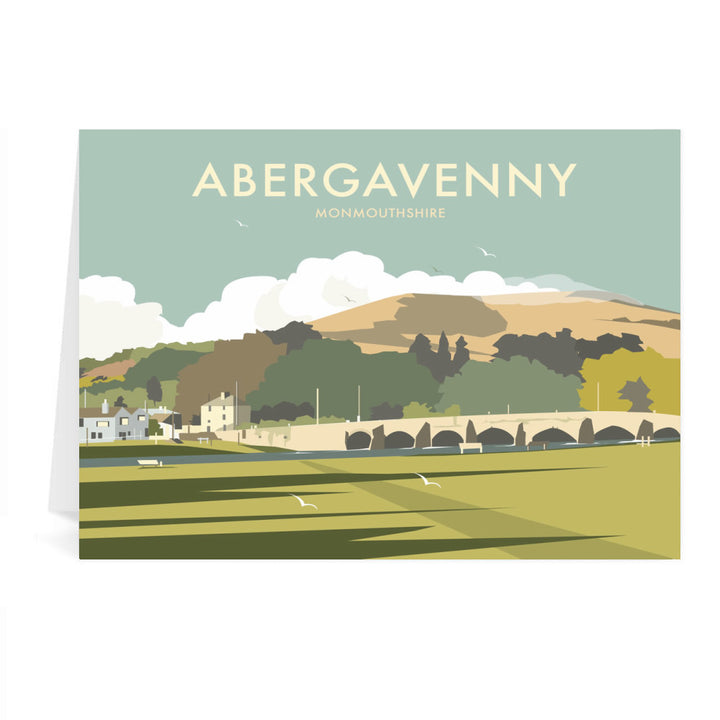 Abergavenny, South Wales Greeting Card 7x5