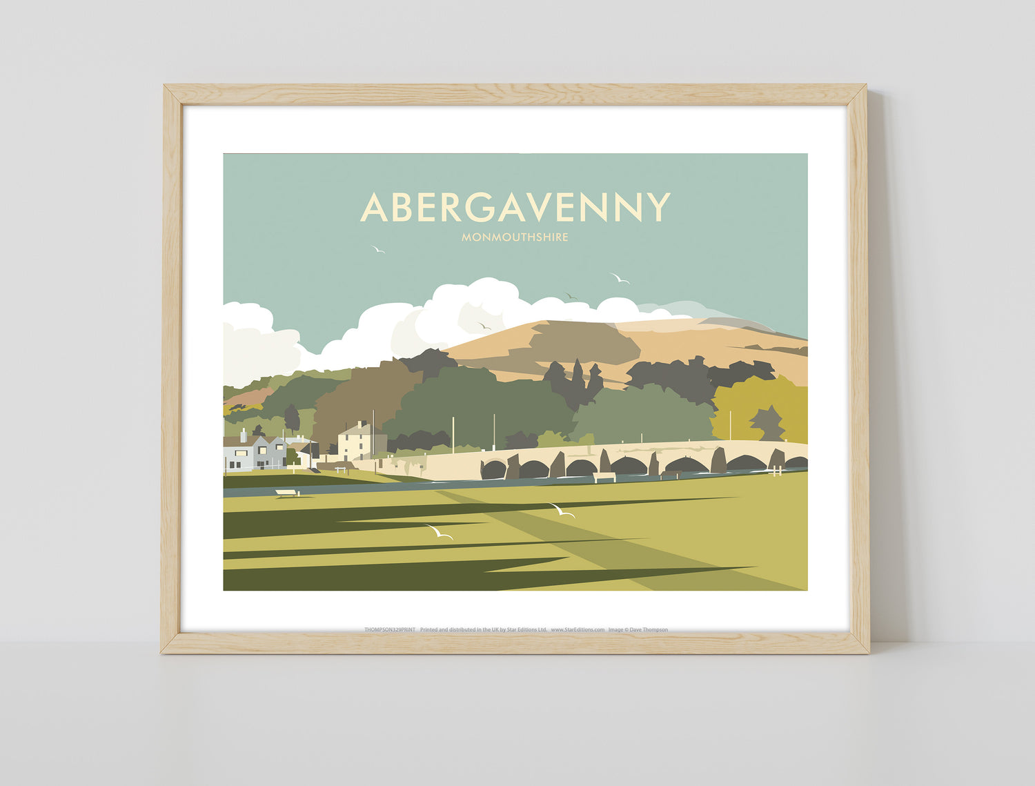 Abergavenny, South Wales - Art Print