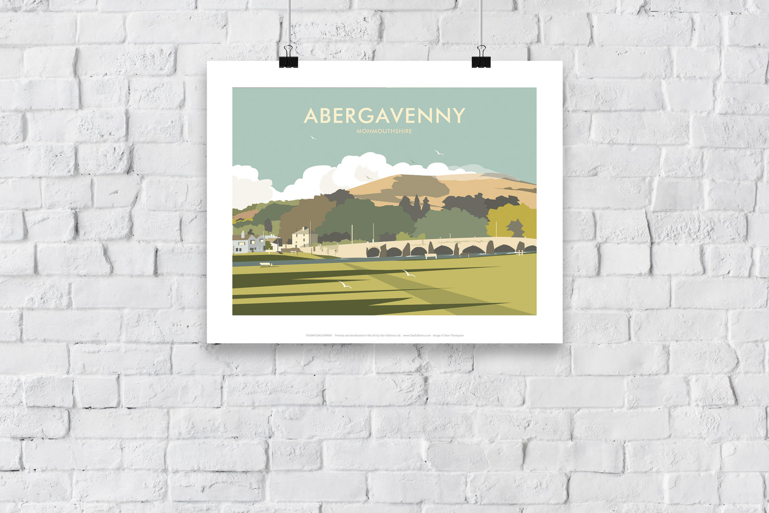 Abergavenny, South Wales - Art Print