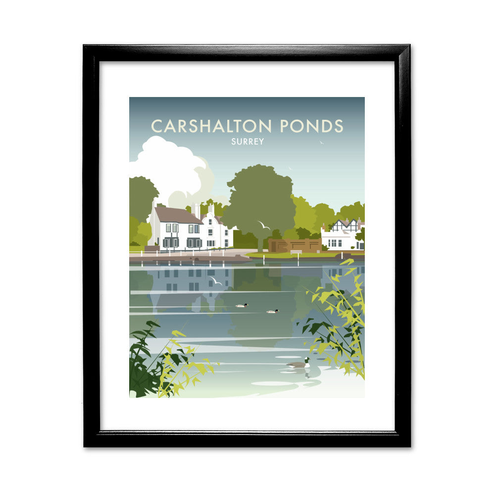 Carshalton Ponds, Surrey - Art Print