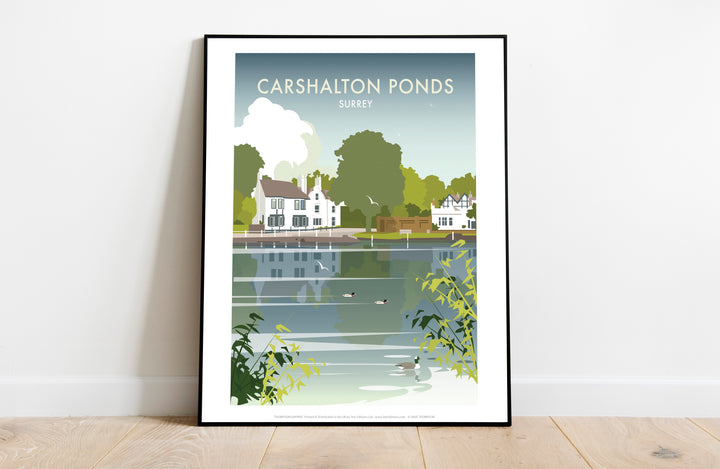 Carshalton Ponds, Surrey - Art Print