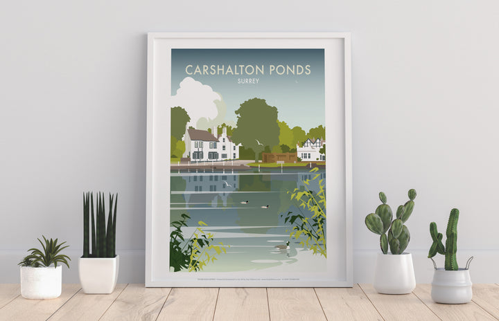 Carshalton Ponds, Surrey - Art Print