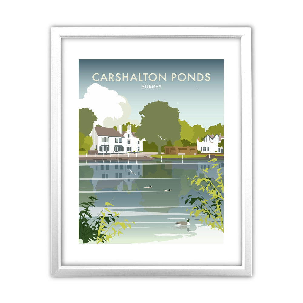 Carshalton Ponds, Surrey - Art Print
