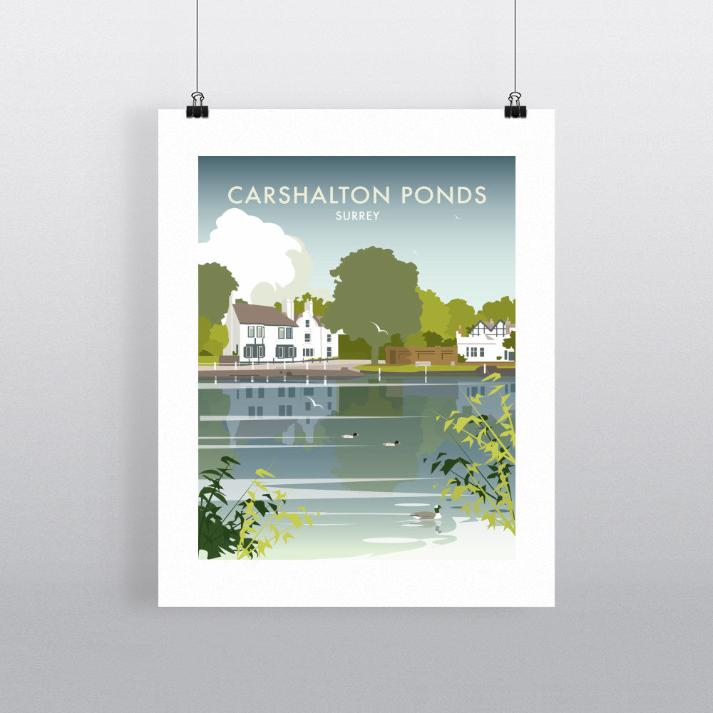 Carshalton Ponds, Surrey - Art Print