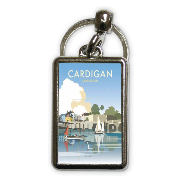 Cardigan Bay, South Wales Metal Keyring