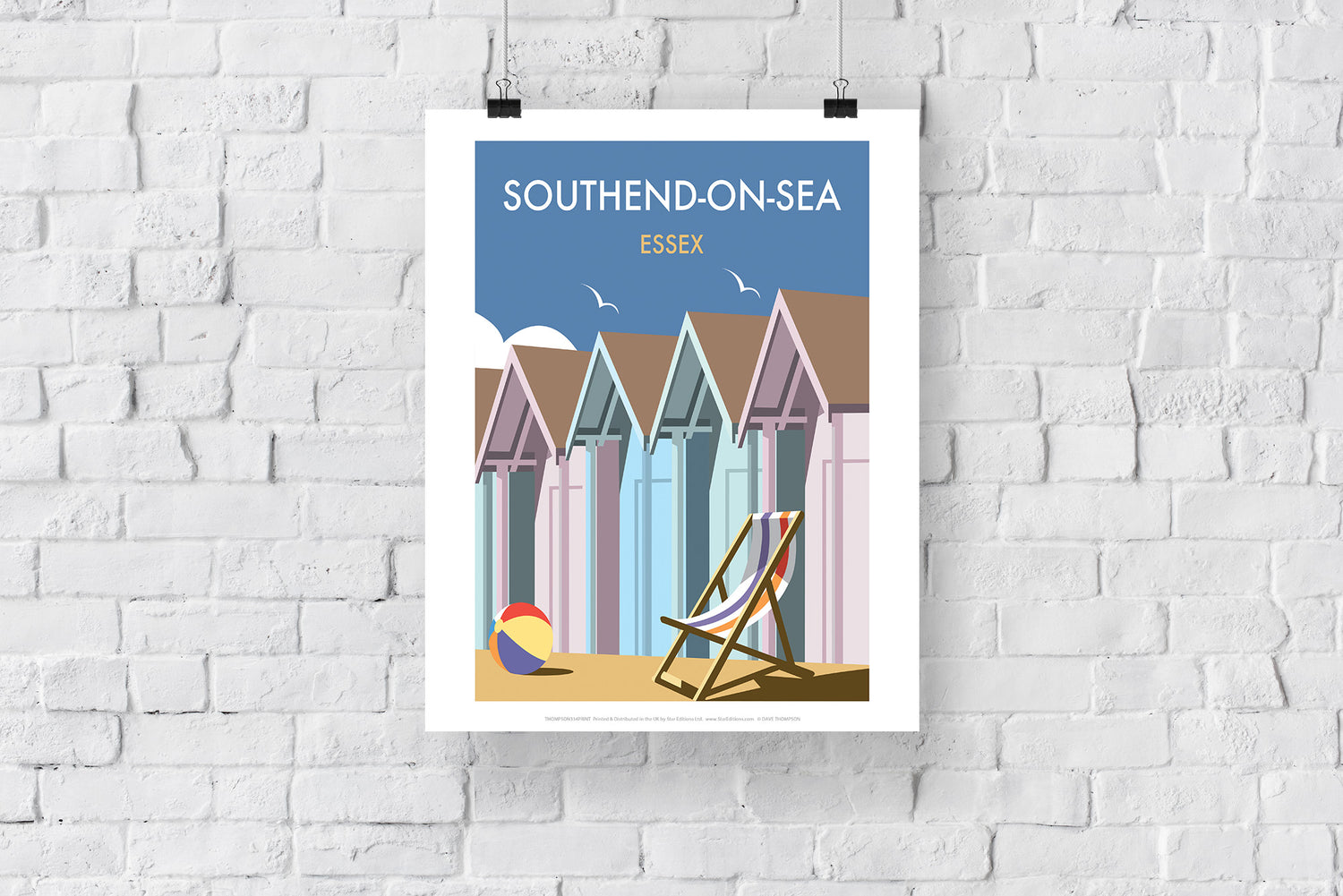 Beach Huts, Essex - Art Print
