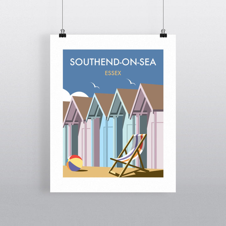 Beach Huts, Essex Fine Art Print