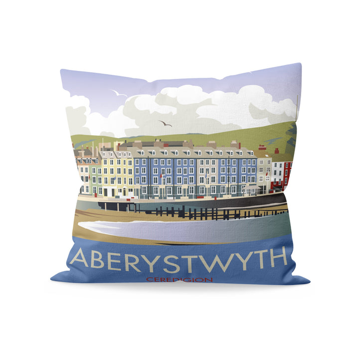 Aberystwyth, South Wales Fibre Filled Cushion