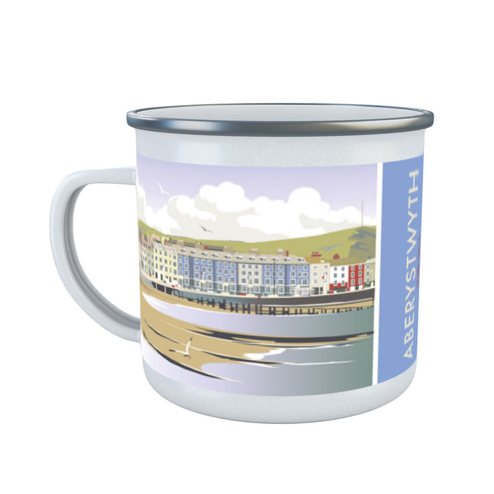 Aberystwyth, South Wales Enamel Mug