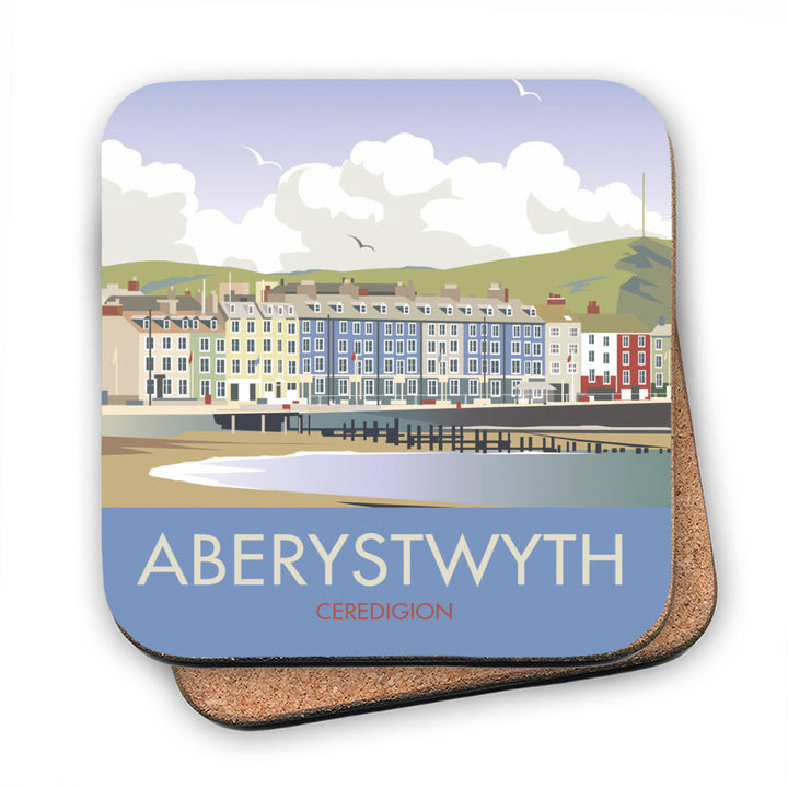 Aberystwyth, South Wales MDF Coaster