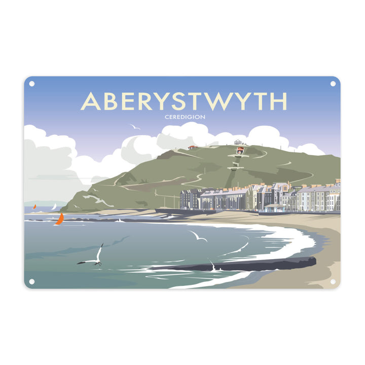 Aberystwyth, South Wales Metal Sign
