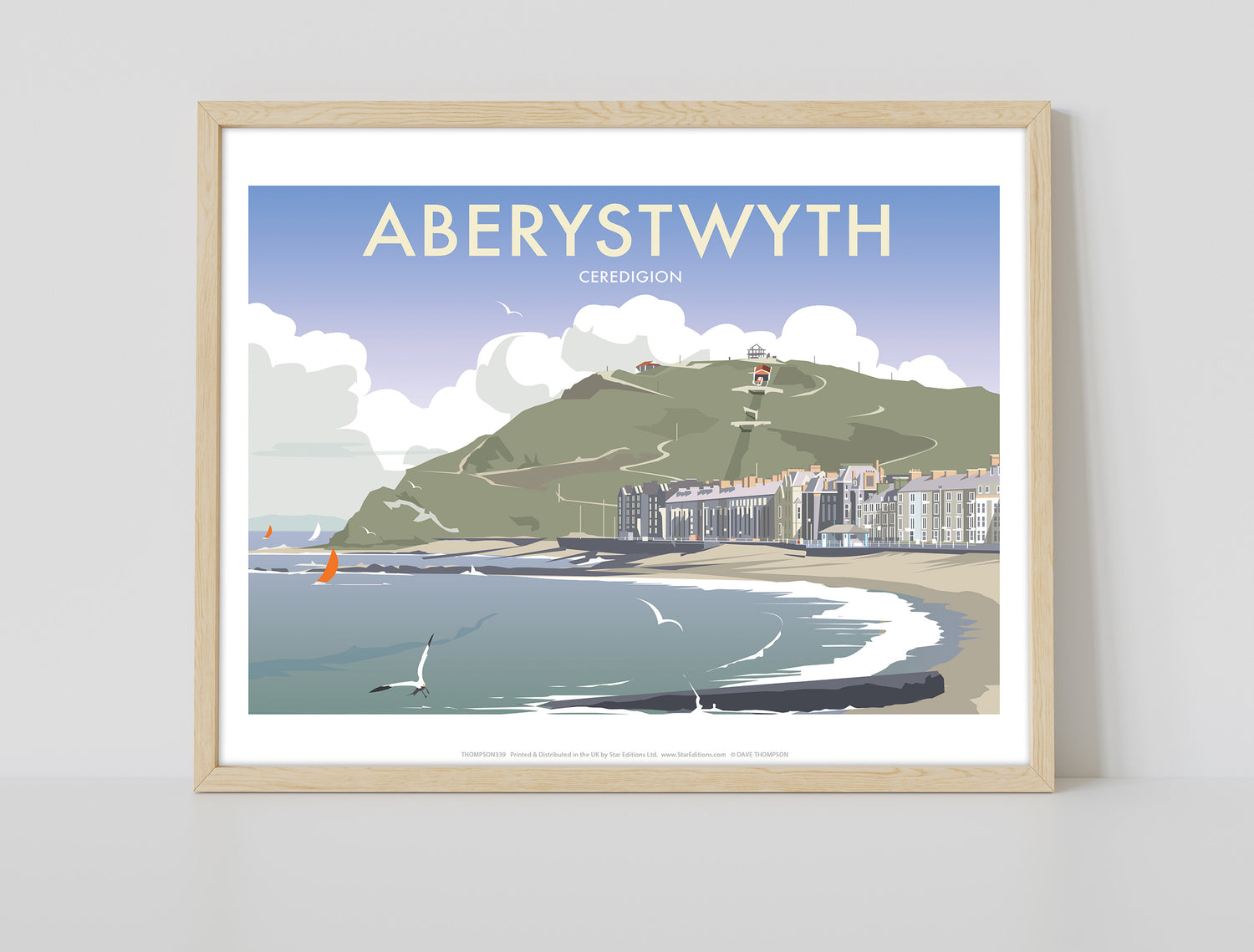 Aberystwyth, South Wales - Art Print