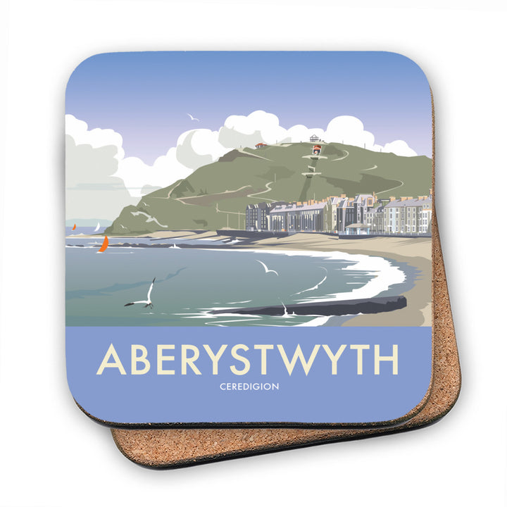Aberystwyth, South Wales MDF Coaster