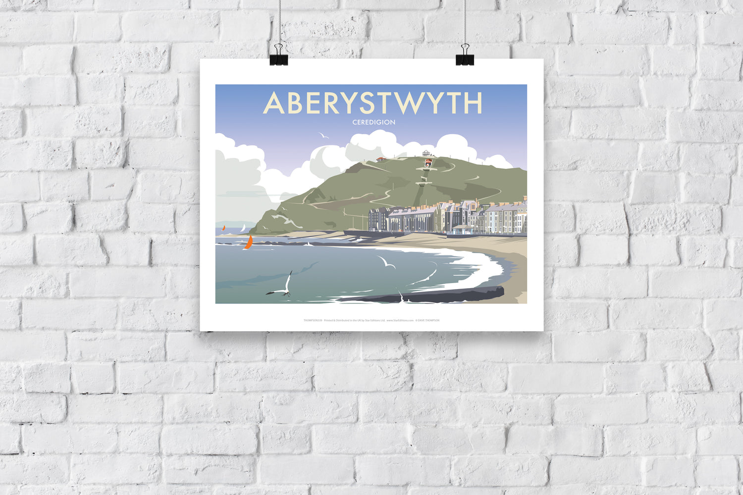 Aberystwyth, South Wales - Art Print