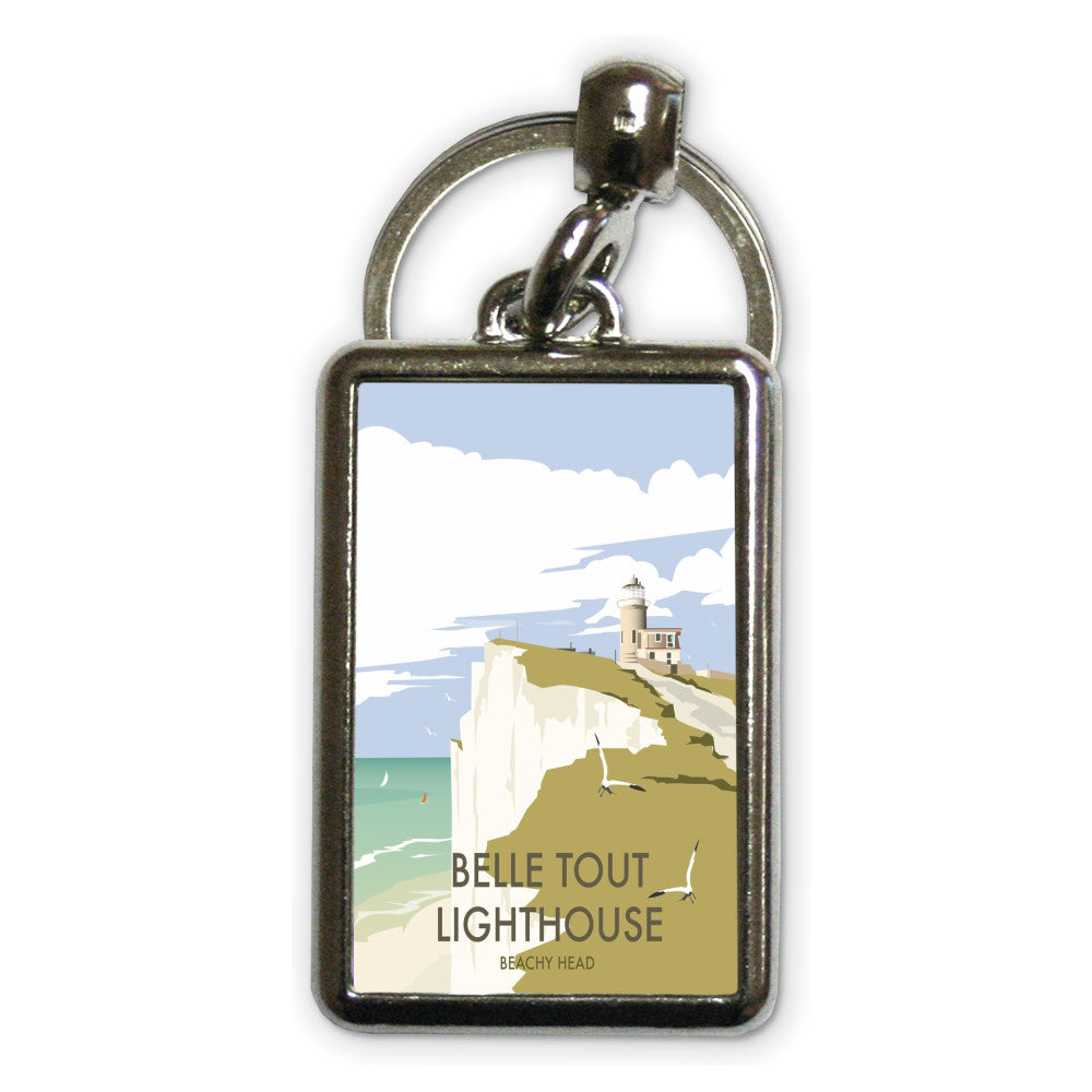 Belle Tout Lighthouse, Sussex Metal Keyring