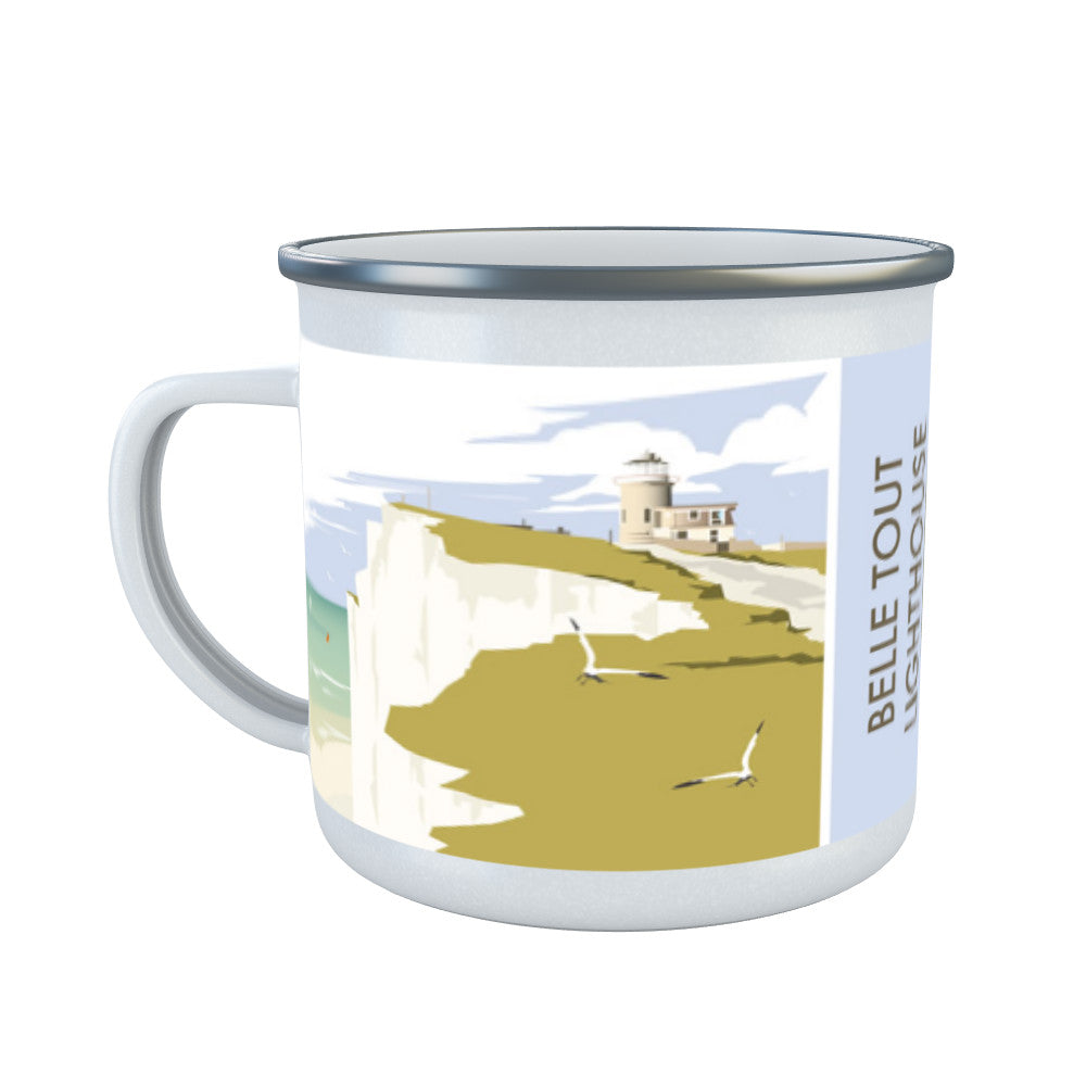 Belle Tout Lighthouse, Sussex Enamel Mug