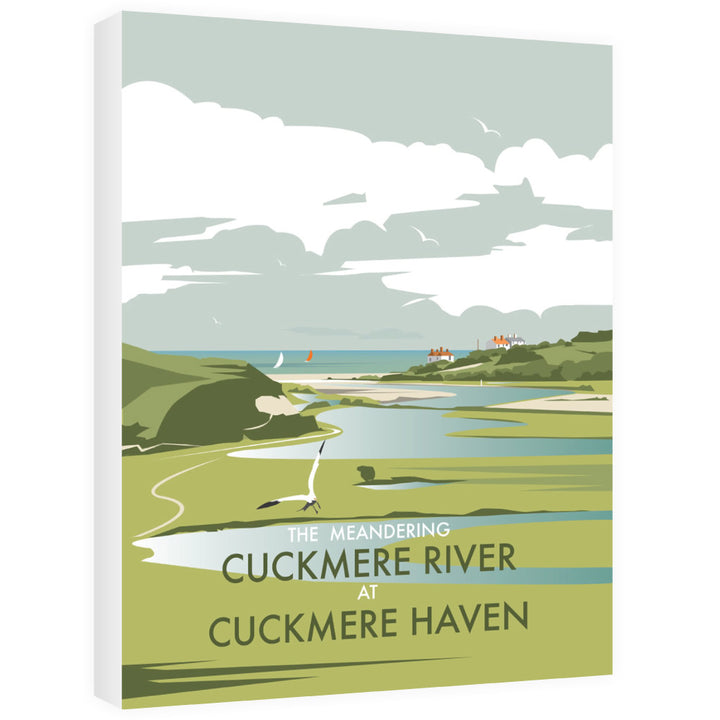 Cuckmere River, Sussex Canvas