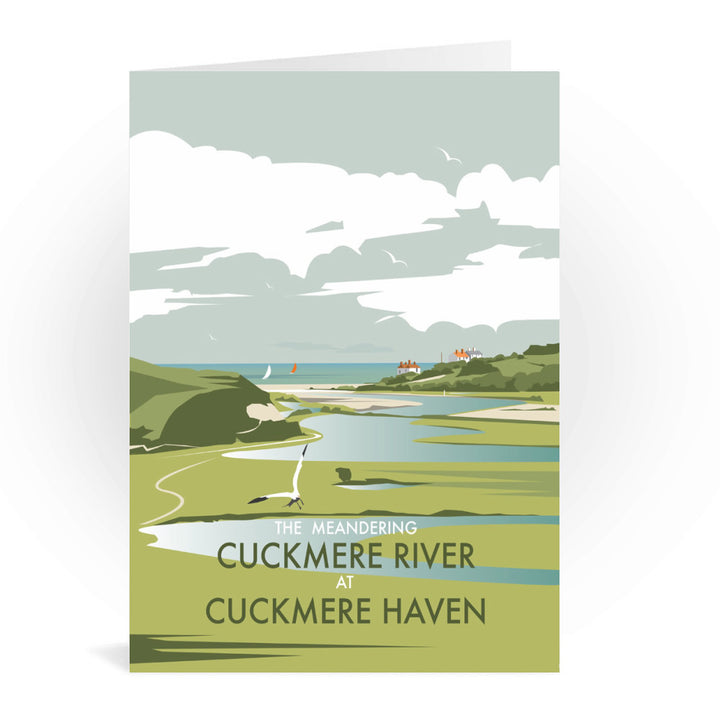 Cuckmere River, Sussex Greeting Card 7x5