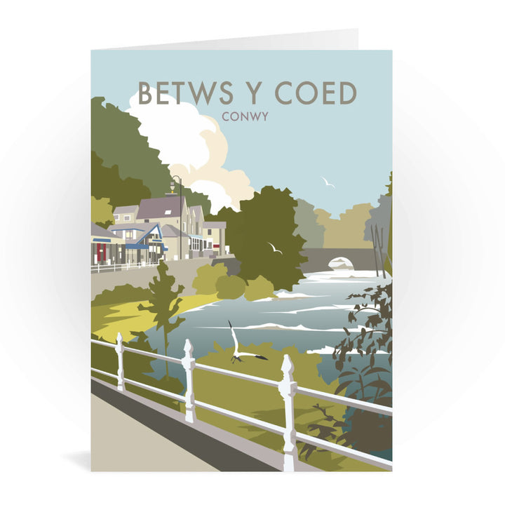 Betws Y Coed, North Wales Greeting Card 7x5