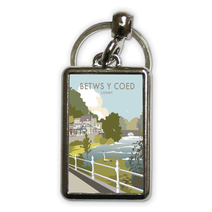 Betws Y Coed, North Wales Metal Keyring