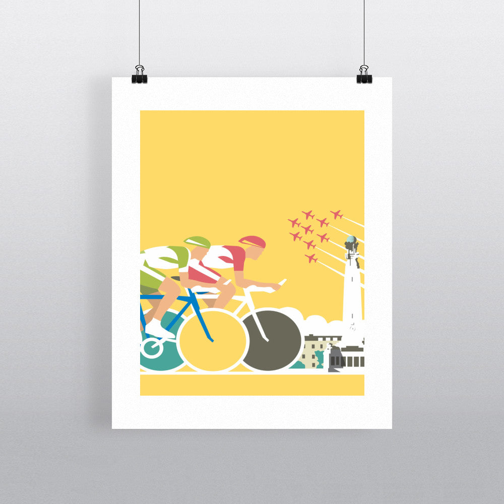 Cycling - Art Print