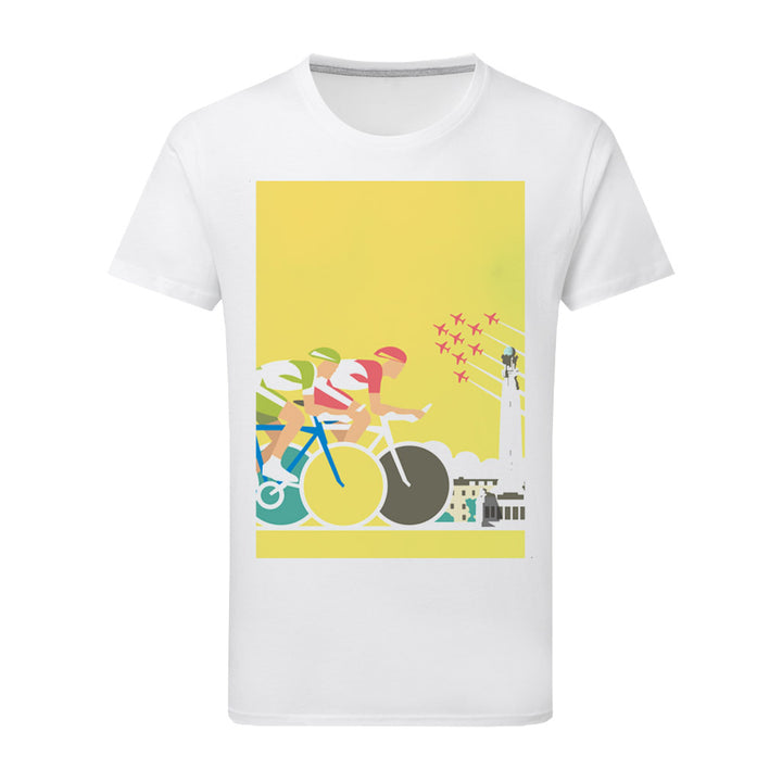 Cyclists T-Shirt by Dave Thompson