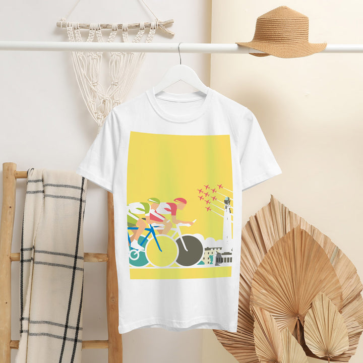 Cyclists T-Shirt by Dave Thompson