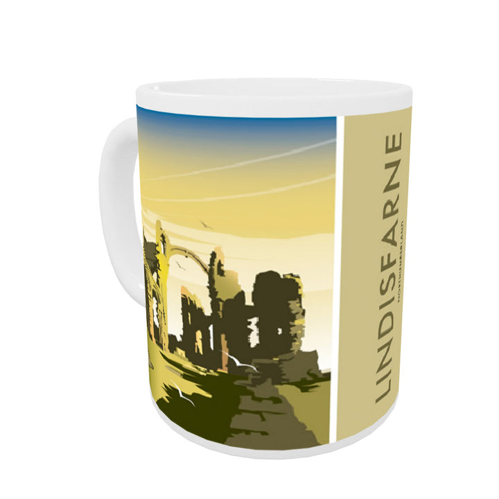 Lindisfarne, Northumberland Coloured Insert Mug
