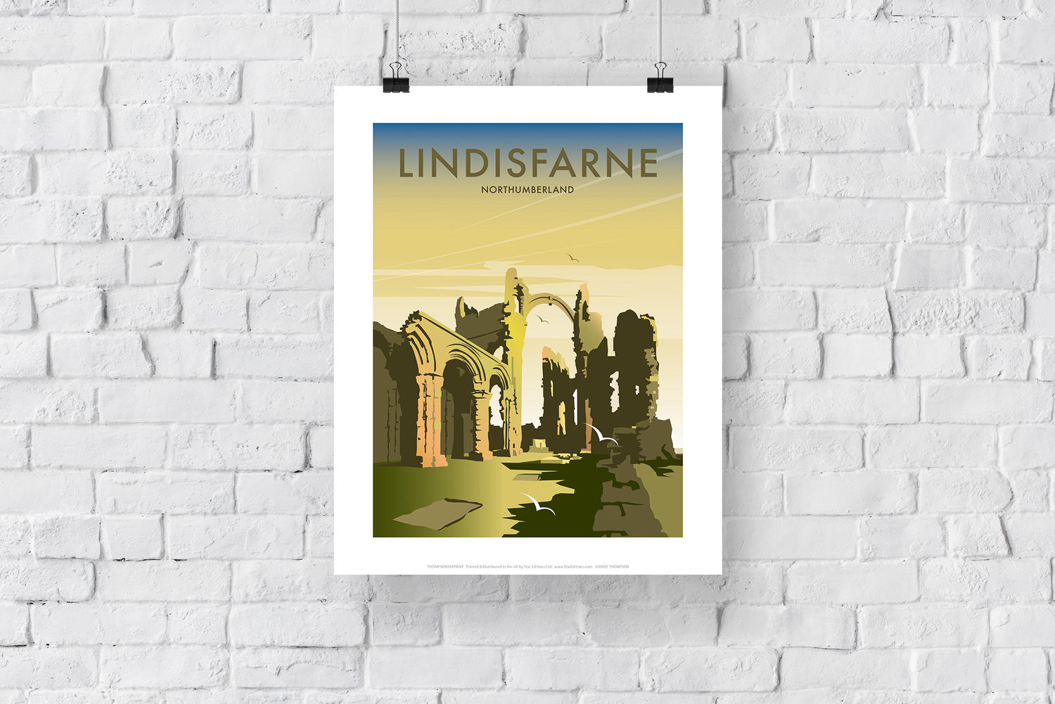 Lindisfarne, Northumberland - Art Print