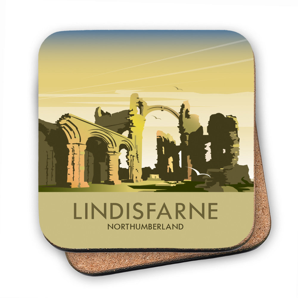 Lindisfarne, Northumberland MDF Coaster