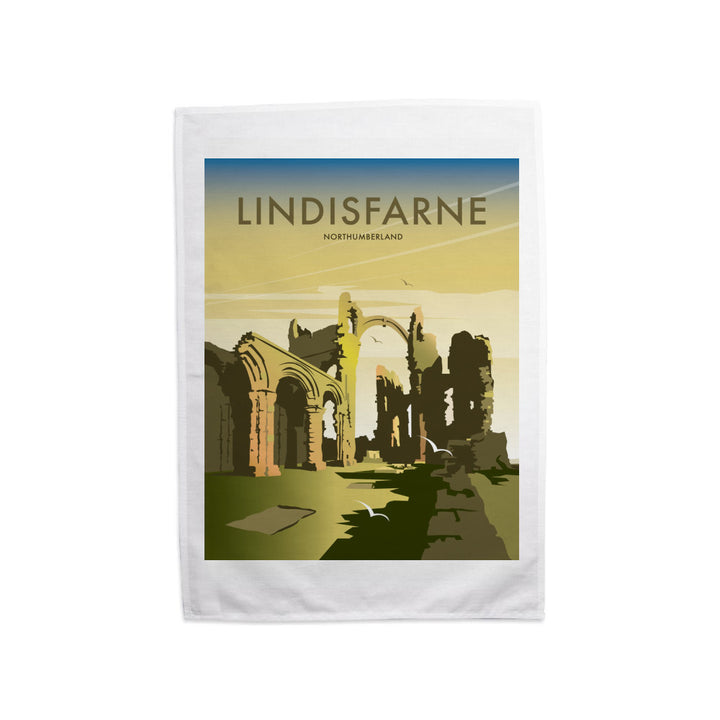 Lindisfarne, Northumberland Tea Towel
