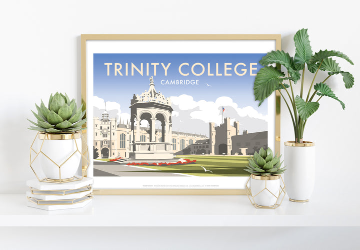 Trinity College, Cambridgeshire - Art Print