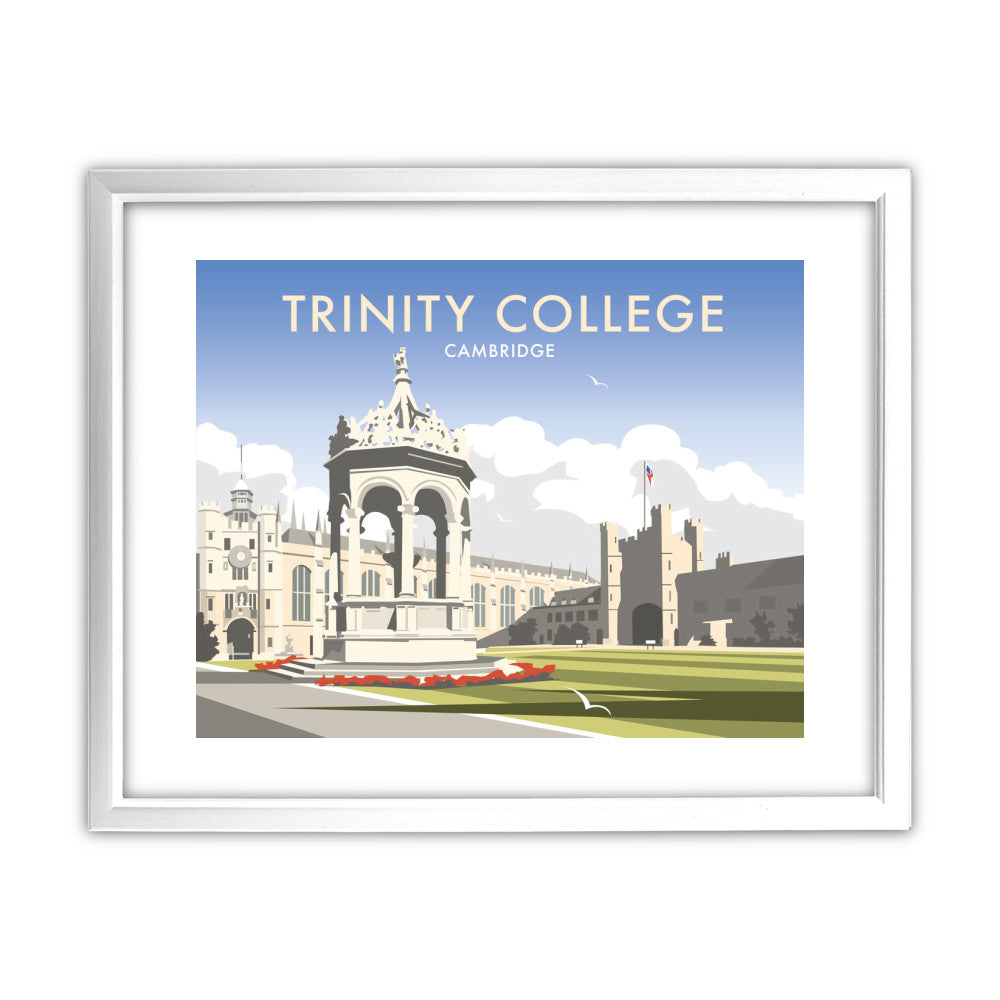 Trinity College, Cambridgeshire - Art Print