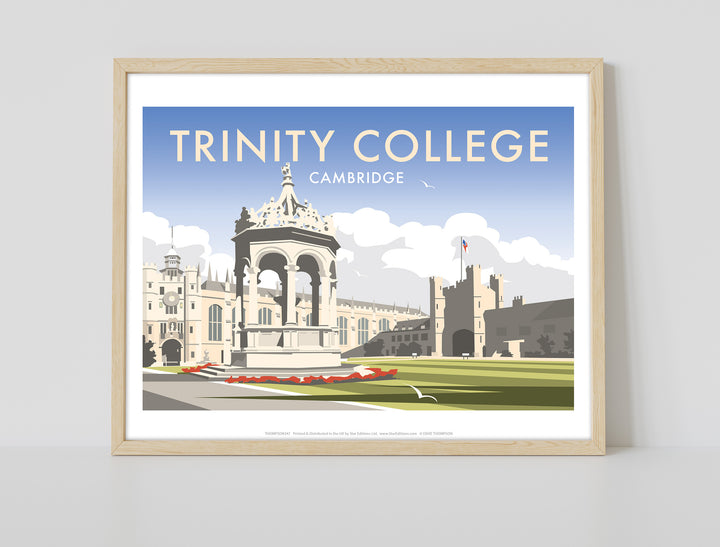 Trinity College, Cambridgeshire - Art Print