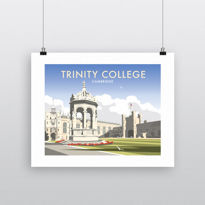 Trinity College, Cambridgeshire Fine Art Print