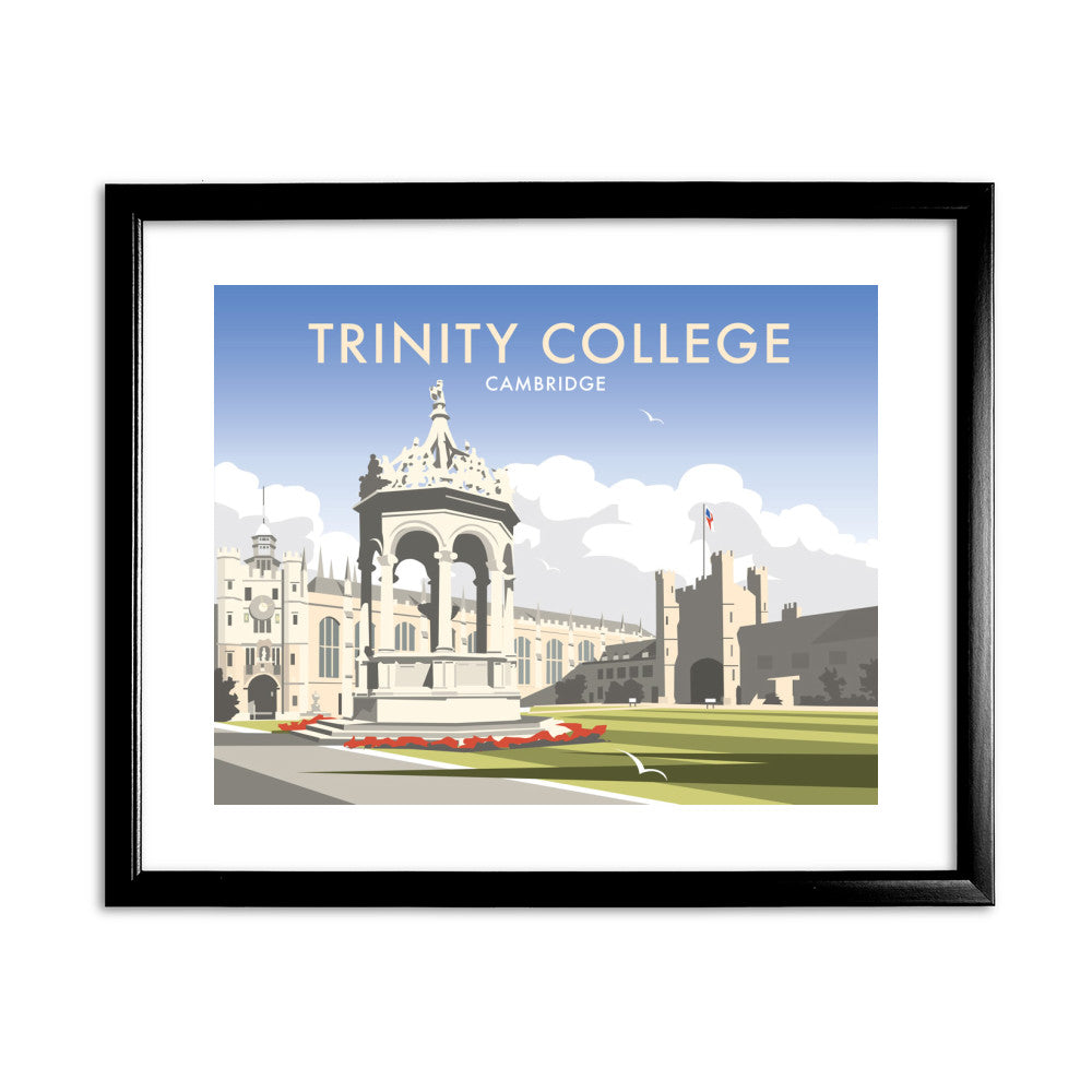 Trinity College, Cambridgeshire - Art Print
