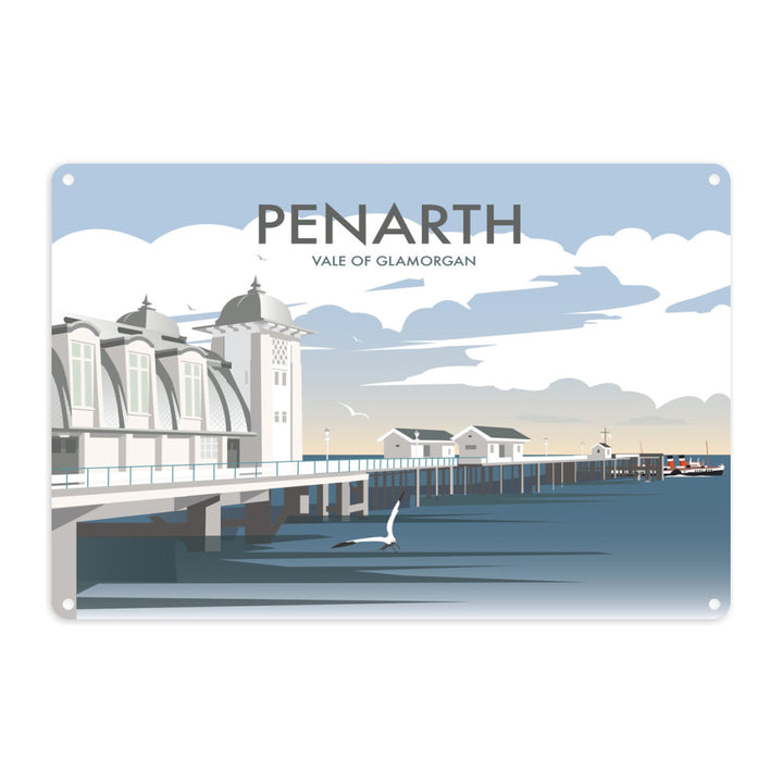 Penarth, South Wales Metal Sign