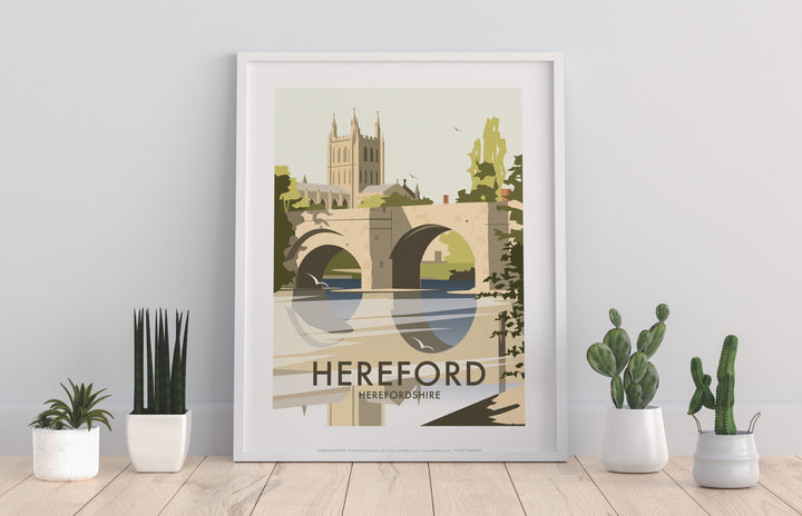 Hereford, Herefordshire - Art Print