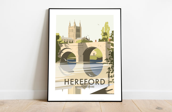 Hereford, Herefordshire - Art Print