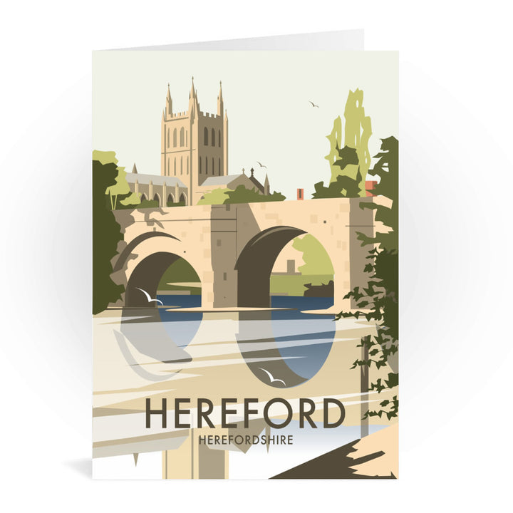 Hereford, Herefordshire Greeting Card 7x5