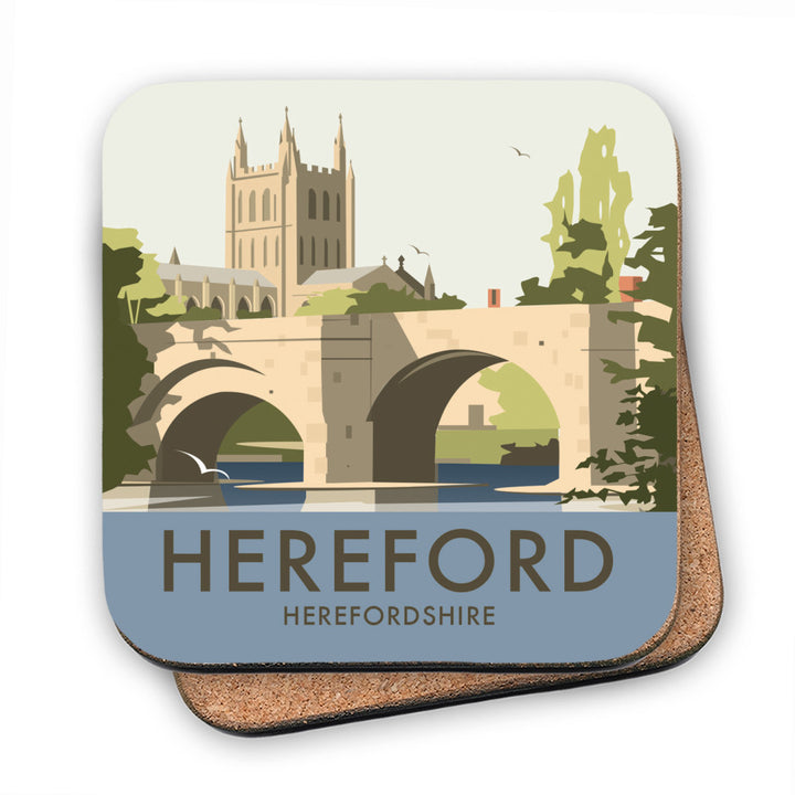 Hereford, Herefordshire MDF Coaster