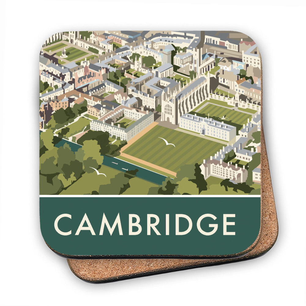 An Aerial View of Cambridge, Cambridgeshire MDF Coaster