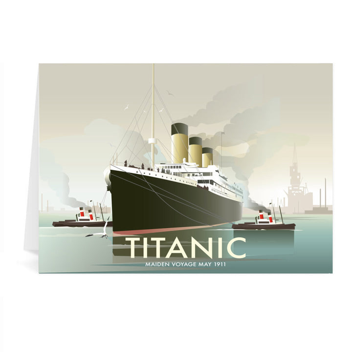 The Titanic Greeting Card 7x5