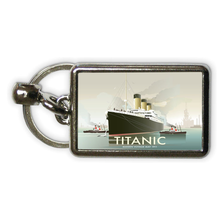 The Titanic Metal Keyring